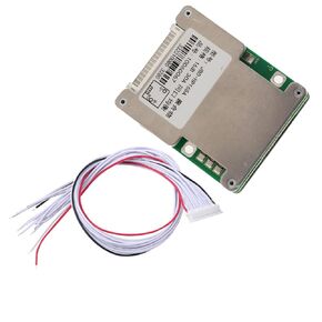 16S Lithium Battery Board Battery Balance Board with Aluminum Heatsink(16 Strings 3.7V/3.6V Same Port with Balanced 30A)