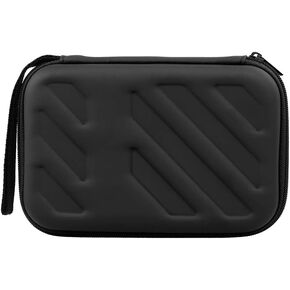Hard Drive Disk Case, with Smooth Zipper, Nice Mesh Pocket, for HDDs, Adapter, USB Cords, 2.5 inch External Hard Drive Case with Space Division