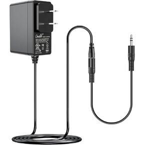 UL Listed 6FT Cable 9V AC/DC Adapter Compatible with Midland X-Tra Talk GXT1000, GXT1050, GXT1000VP4, GXT1050VP4 GMRS/FRS Radio 9VDC Power Supply Cord Cable PS Wall Home Battery Charger Mains