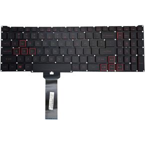 Replacement US Layout with Backlight Keyboard Compatible with Acer Nitro 5 AN515-54 AN515-43 AN517-51 AN715-51 AN515-54-51M5 AN515-54-55YM AN515-54-71FT
