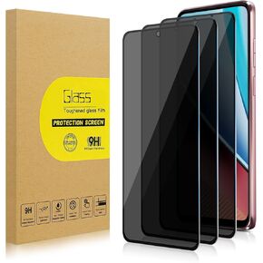 3 Pack Privacy Screen Protector for Moto G Stylus 2023 [Anti-Spy Tempered Glass], Ultra HD, Anti-Scratch, Bubble-Free, Easy Install 9H Protective Glass for G Stylus 2023