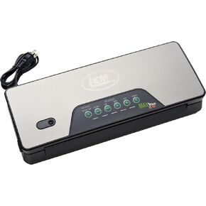 LEM Products MaxVac 100 Plastic Vacuum Sealer with 11.75 Inch Seal Bar, Silver and Black