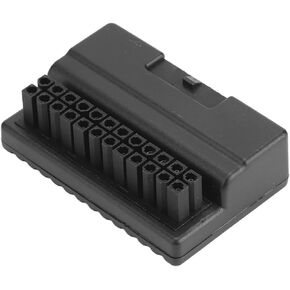 ATX 24Pin 90 Degree Adapter, 24Pin Female to 24pin Male with Insulating Case,Lossless Motherboard Power Adapter Board for Desktop Motherboard PC Power Supply