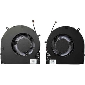 New CPU and GPU Cooling Fan for Razer Blade 15 Advanced 2021 RZ09-0409 RZ09-0409BE RZ09-0409CE RZ09-0409AE RZ09-0409A RZ09-0409B Series FPG2 FPG1 DFS5K12304363E DFS5K22115572J DC5V 0.5A
