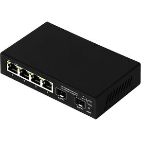 8 Port 2.5G Unmanaged Ethernet Switch 8x2.5GBase-T Ports 1x10G SFP+ Fiber Switch 60Gbps Bandwidth Desktop/Wall Mount Plug and Play Compatible with 100/1000/2500Mbps(9port| 8×2.5G + 1×10G SFP+)