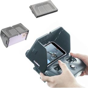 Universal Foldable Sun Shade Visor for Drone Controller Mobile Phone - Anti-Glare, Stable Fit, Easy Installation