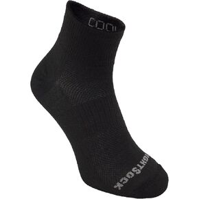 Wrightsock CoolMesh II Quarter Running Socks for Men and Women – Cushioned, Eco-Friendly and Anti Blister Socks with our Patented Double Layer Design - American Made, No Blisters Guaranteed