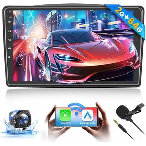 [2+64G] Ohradio Android 13 Car Stereo for 2004-2010 Toyota Sienna Radio, 9'' Touch Screen Car Radio with Wireless CarPlay Android Auto GPS Navigation Mirror Link WiFi BT DSP