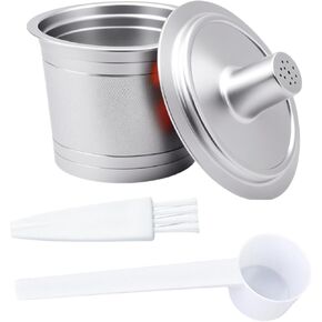 أكواب K قابلة لإعادة الاستخدام من أجل Keurig، فلتر قهوة K Pods قابل لإعادة الاستخدام من الفولاذ المقاوم للصدأ، أكواب K قابلة لإعادة الملء متوافقة مع Keurig 2.0 و1.0 (عبوة واحدة)