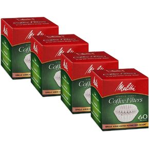 Melitta 63229 Single Serve Coffee Filters For JavaJigTM 60 Count (Pack of 4)