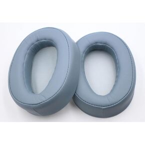 Compatible with Sony WH-H900N and MDR-100ABN Earphones, Replace Ear pad Protein PU Leather Ear Pads(Lavender Blue)