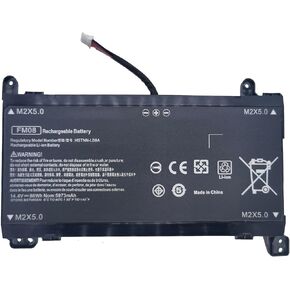 FM08 Laptop Replacement Battery for HP Omen 17-AN000 17-AN013TX AN014TX AN014NG AN012DX AN001CA Series HQ-TRE TPN-Q195 922752-421 HSTNN-LB8B HSTNN-LB8A 14.4V 86Wh (16-PIN Connector)