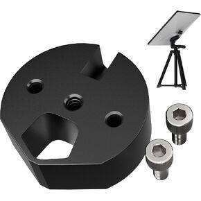 for Starlink Mini Tripod Adapter Tripod Mount 1/4"-20 Threaded Aluminum Alloy Black Three Hole Multiple Use Compatible with Original Pipe Adapter for Tripod Clamp Stand