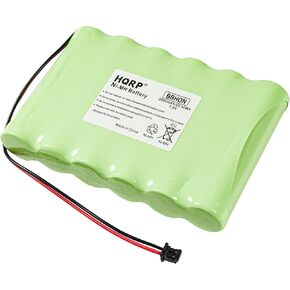 HQRP Battery for DSC IMPASSA 6PH-H-4/3A3600-S-D22 SCW9057 SCW9055 Alarm Panel 9057 SCW-9057 SCW-9055 9O57 ADT 17000145 17000152 Security System 6PH-H-4/3A36OO-S-D22 7.2V 3600mAh