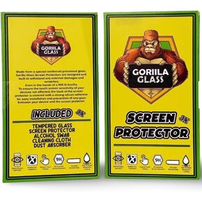 Gorilla Glass Screen Protector (CLEAR) Compatible with iPhone 15/15Pro Universal