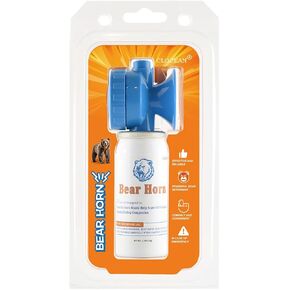 Bear Horn to Scare Bears, Super Loud 120dB Heard Up to 1/2 Mile Away, Compact Bear Air Horn For Safety 1.4oz, Bear Horn for Hiking to Alarm Bear and Wild Animals, Bear Horn Self Defence Outdoors (2)