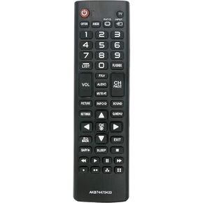 VINABTY AKB74475433 Replaced Remote fit for LG TV 43LH5000 49LF5400 32LF550B 42LF5500 49LF5100 49LF5500 55LF5500 32LF5600 42LF5600 43LF5400 49UF6700 32LX770M