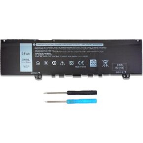 F62G0 P83G Battery 11.4V 38Wh for Dell Inspiron 13 7370 7380 7386 7373 5370 7000 2-in-1 P87G, Vostro 13-5370-D1505G D1525S D1605S, RPJC3 39DY5 F62GO 039DY5 0RPJC3