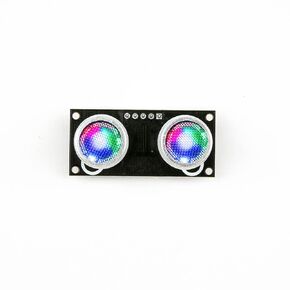 SHILLEHTEK HC-SR04 with RGB Light Distance Obstacle Avoidance, Compatible with Raspberry Pi (Raspberry Pi Pico and Other Models), Arduino Ultrasonic Sensor