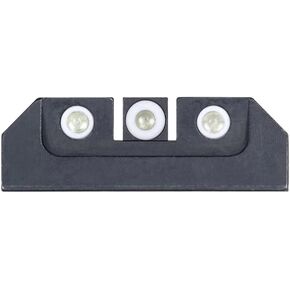 Night Fision Tritium Night Sight Set for Taurus G2C/G2/G3/TX22 - White Front Ring, White Rear Rings