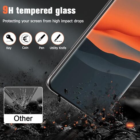 1 + 2 واقي شاشة للخصوصية لهاتف Galaxy S20 Plus 5G مع حماية عدسة الكاميرا، زجاج مقسى مضاد للتجسس، تغطية كاملة ثلاثية الأبعاد، سهل التركيب، خالي من الفقاعات لهاتف Samsung Galaxy S20 Plus 6.7 بوصة in Saudi Arabia