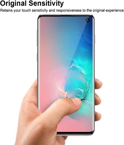 واقي شاشة Galaxy S10 Plus، عبوتان من واقي الشاشة الزجاجي المقوى S10 Plus، عبوتان من واقي عدسة الكاميرا، واقي شاشة من الزجاج المقوى بقوة 9H لهاتف Samsung Galaxy S10 Plus[عبوة من قطعتين+2] in Kuwait