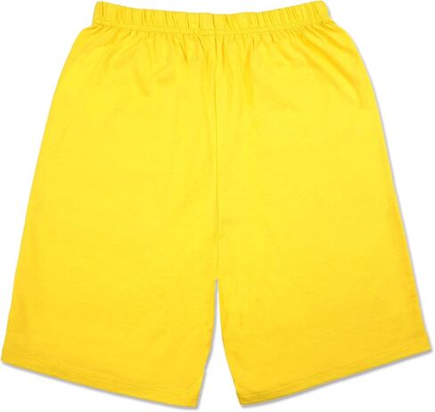 شورت للأولاد شورت رياضي قطن 100% للأطفال، شورت مريح برباط مع جيوب للأولاد والبنات، عبوة من قطعتين in Kuwait