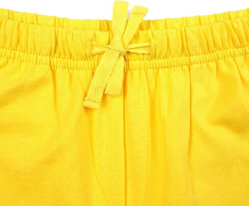 شورت للأولاد شورت رياضي قطن 100% للأطفال، شورت مريح برباط مع جيوب للأولاد والبنات، عبوة من قطعتين in Kuwait