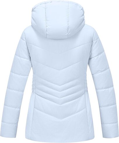 WULFUL Girl’s Winter Waterproof Coat Warm Hooded Parka Jacket Long in Kuwait