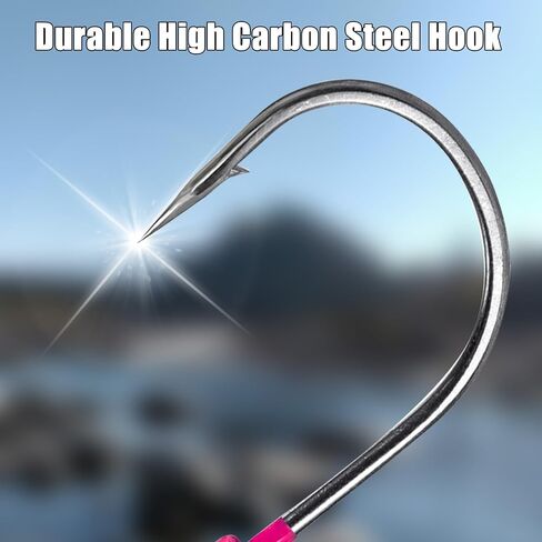10 Pack Fishing Jig Heads, Saltwater Swimbait Jig Heads for Bass Fishing, Trout Jigs for Plastic Bait Fishing Freshwater 1/2 oz 3/8oz 1/4oz 3/16oz in Saudi Arabia