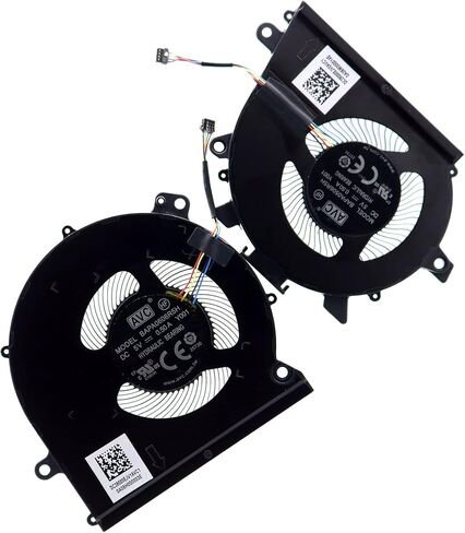 Deal4GO مروحة تبريد وحدة المعالجة المركزية BAPA0506R5H-Y001 w/GPU Cooler BAPA0606R5H-Y001 5H40S19967 بديلة لجهاز Lenovo Yoga S740 (14) S740-14IIL 81RS in Saudi Arabia