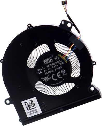 Deal4GO مروحة تبريد وحدة المعالجة المركزية BAPA0506R5H-Y001 w/GPU Cooler BAPA0606R5H-Y001 5H40S19967 بديلة لجهاز Lenovo Yoga S740 (14) S740-14IIL 81RS in Saudi Arabia