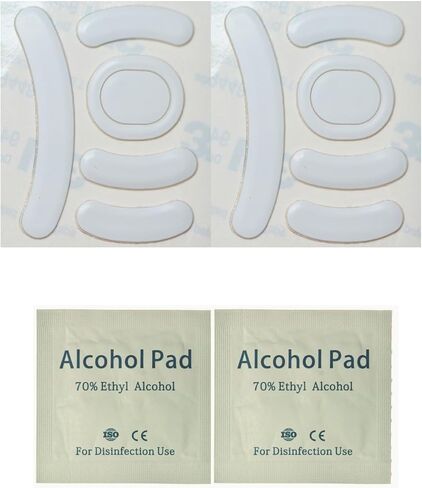 2 Sets Mouse skatez&MouseFeet & Mice Feet & mouseskatesReplacement for Logitech (White) (Logitech GPW 1) in Kuwait