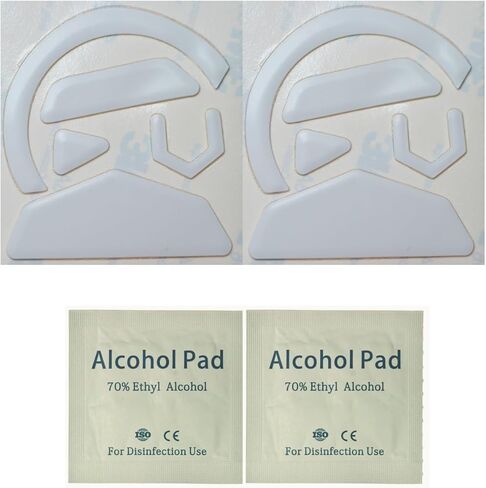 2 Sets Mouse skatez&MouseFeet & Mice Feet & mouseskatesReplacement for Logitech (White) (Logitech GPW 1) in Kuwait