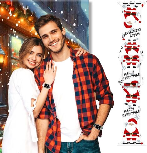 4 عبوات من أحزمة ساعات عيد الميلاد المتوافقة مع سوار ساعة Apple 38 مم 40 مم 41 مم 42 مم 44 مم 45 مم 46 مم 49 مم، هدية عيد الميلاد لرجل الثلج الشتوي ندفة الثلج هدية سيليكون رياضية بديلة لسوار iPhone لسلسلة iWatch 10 9 Ultra 8 7 6 5 4 3 2 1 SE للنساء والرجا in Kuwait