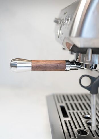 LILQ 54mm Bottomless Naked 3 Ears Portafilter | Compatible with 54mm Breville Machines | Stable Handle (Aluminum Flat, 54mm Breville) in Saudi Arabia