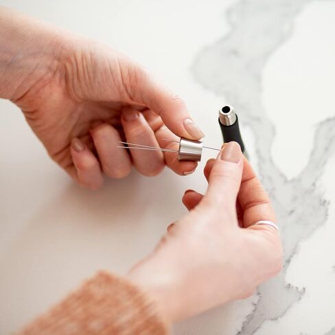 The WDT Tool | Silver | 0.4 mm Pins | 6 Pins & Storage Vault | Stainless Steel & Silicone | Distribute Coffee Grounds | Prevent Channeling & Spurting | Better Tasting Coffee in Saudi Arabia