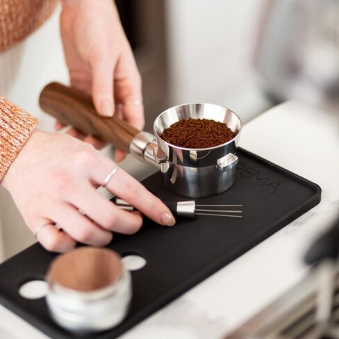 The WDT Tool | Silver | 0.4 mm Pins | 6 Pins & Storage Vault | Stainless Steel & Silicone | Distribute Coffee Grounds | Prevent Channeling & Spurting | Better Tasting Coffee in Saudi Arabia