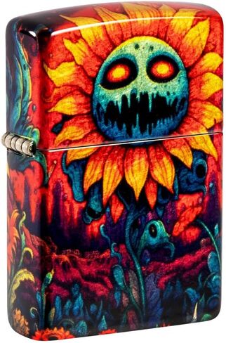 Zippo Mushroom Drift Design 540 Tumbled Brass Pocket Lighter in Saudi Arabia