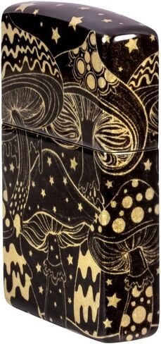 Zippo Mushroom Drift Design 540 Tumbled Brass Pocket Lighter in Saudi Arabia