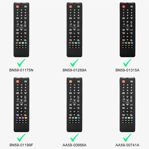 Universal Remote Control for Samsung BN64-02774G-00 and All Other Samsung Smart TV Models LCD LED 3D HDTV QLED Smart TV BN59-01199F AA59-00786A BN59-01175N in Saudi Arabia