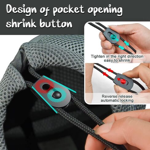 Dog Sling Carrier Anti - Pinch Hair Adjustable Breathable Mesh Sling Bag Carrier for Small Dogs Cats (S - Up to 6 lbs, Pink - Grey) in Saudi Arabia