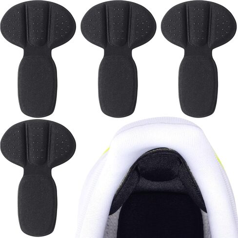 Joez Wonderful 4 Pairs Heel Pads for Shoes Too Big, Heel Inserts for Shoes with Non-Slip Gel Dots, Heel Protectors Shoe Cushions, High Heel Comfort Pads for Women and Men (Black, Beige) in Saudi Arabia