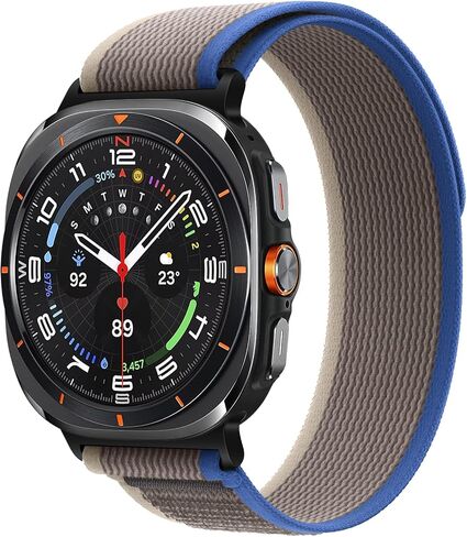 Trail Band Compatible with Samsung Galaxy Watch Ultra 47mm (2024), Nylon Fabric Sport Replacement Wristband Strap Compatible for Samsung Galaxy Ultra 47mm Women Man in Kuwait