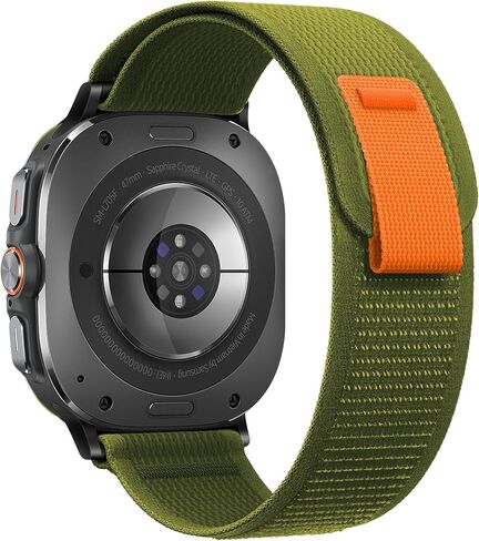 حزام تريل متوافق مع ساعة سامسونج جالاكسي الترا 47 ملم (2024)، حزام معصم بديل رياضي من نسيج النايلون متوافق مع سامسونج جالاكسي الترا 47 ملم للنساء والرجال in Kuwait