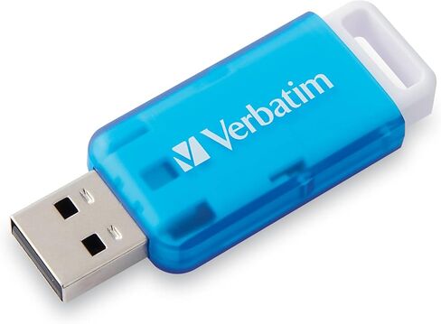 محرك أقراص فلاش Verbatim® SeaGlass USB 3.2 الجيل الأول، سعة 32 جيجابايت، أزرق in Kuwait