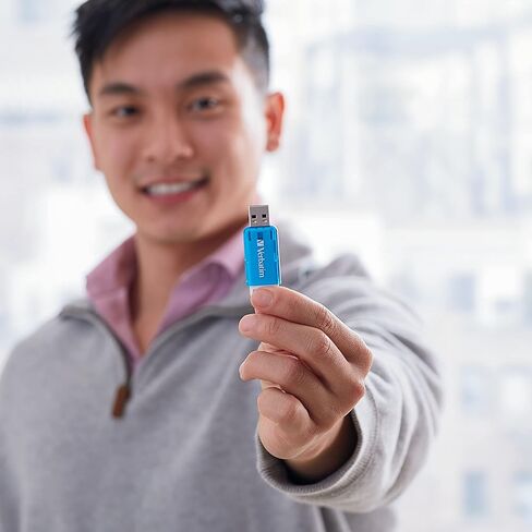 محرك أقراص فلاش Verbatim® SeaGlass USB 3.2 الجيل الأول، سعة 32 جيجابايت، أزرق in Kuwait