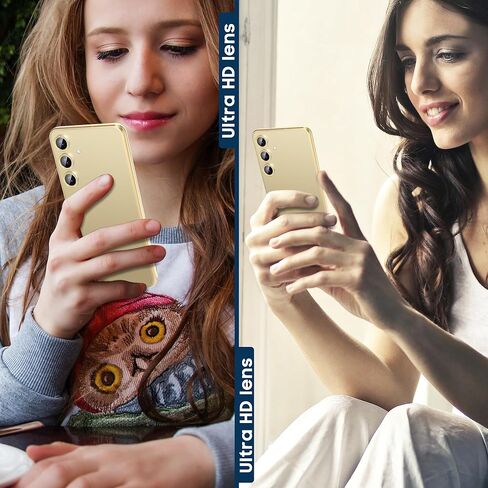 Suoman for Samsung Galaxy S24 Plus Camera Lens Protector, 2.5D 9H Tempered Glass Camera Lens Protective Film [Glitter Diamonds] for Galaxy S24 Plus 6.65 inch 5G -Purple in Kuwait