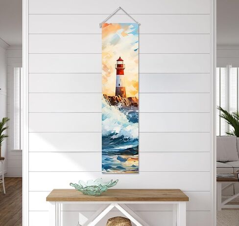 Indotribe, Tapestry for Bedroom Aesthetic- 52x13 Inch, Wall Tapestry for Room Decor | Vertical Tapestry Wall Hanging | Tapestry for Nursery Wall Decor | Vertical Wall Decor | Tapestries For Bedroom (Floral) in Saudi Arabia