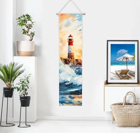 Indotribe, Tapestry for Bedroom Aesthetic- 52x13 Inch, Wall Tapestry for Room Decor | Vertical Tapestry Wall Hanging | Tapestry for Nursery Wall Decor | Vertical Wall Decor | Tapestries For Bedroom (Floral) in Saudi Arabia